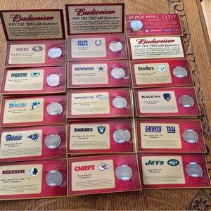 2001 Budweiser Super Bowl Commemorative Medallions